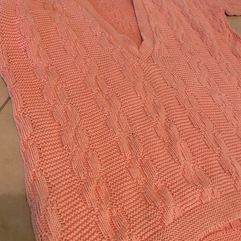 Vintage Oversized Blush Sweater